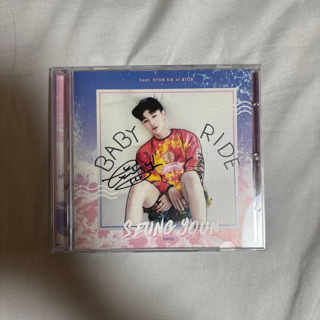 WOODZ Luizy スンヨン　BABY RIDE　直筆サイン　CD