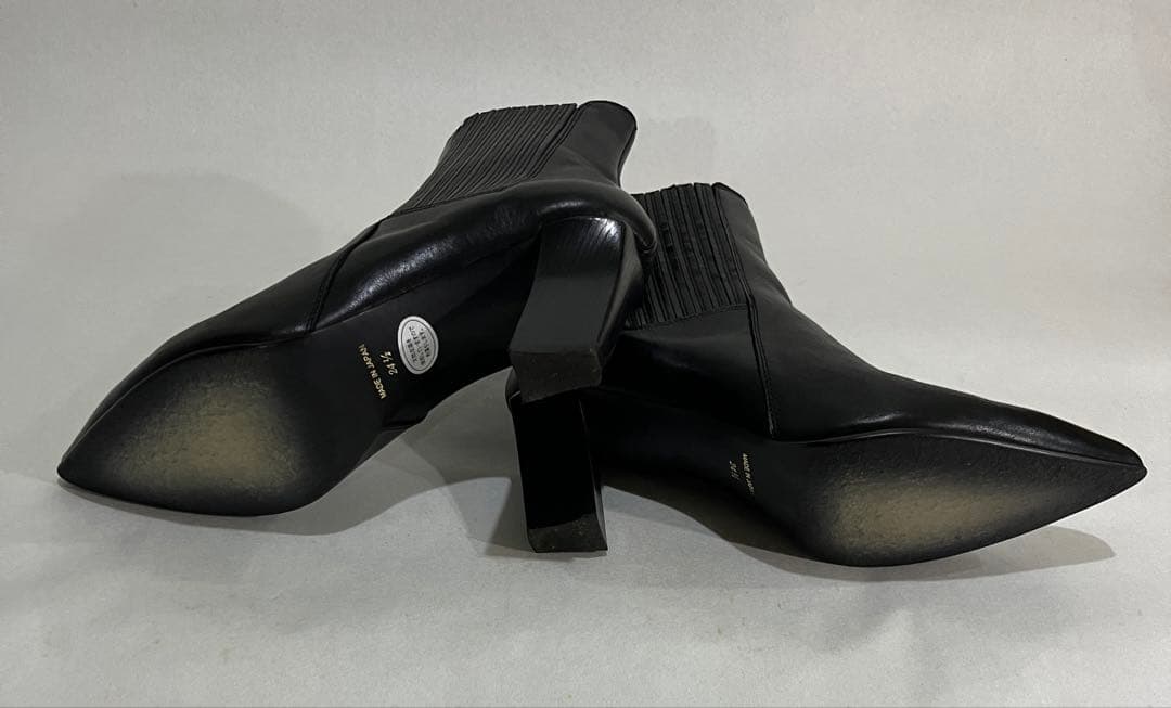 RABOKIGOSHI works 本革サイドゴアブーツ 7.5cmヒール