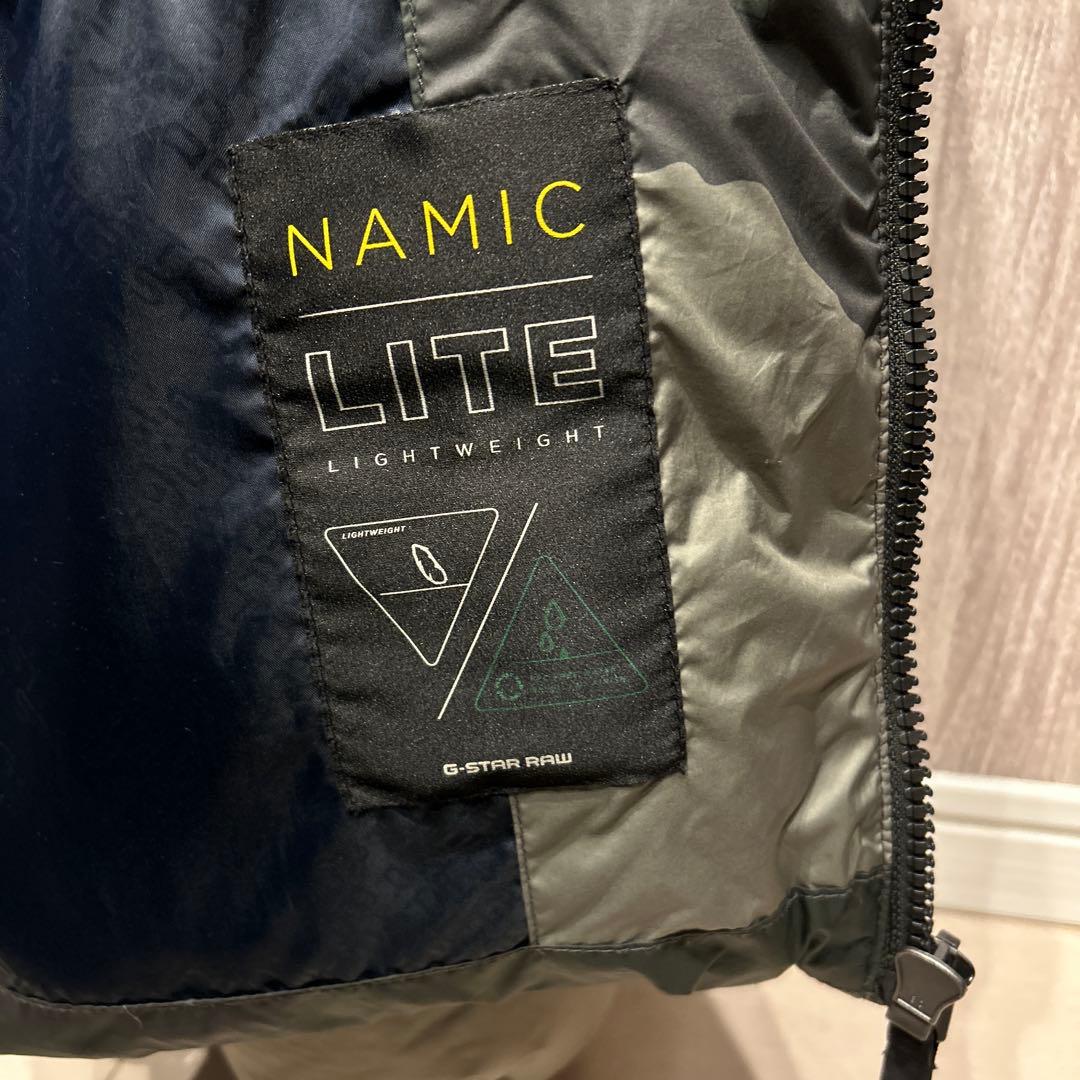 【美品】G-STAR RAW 高級ダウンジャケット カモフラージュ柄 古着 L