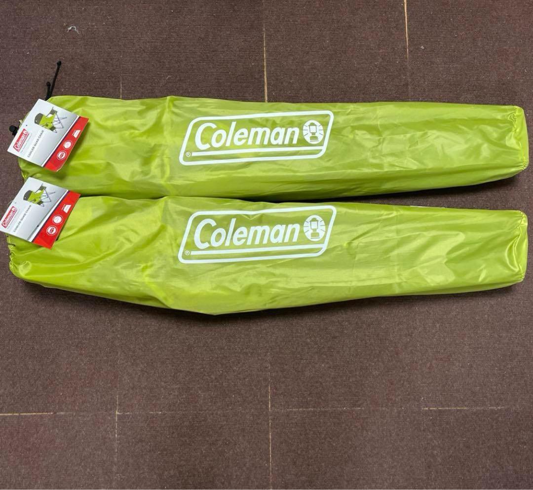 Coleman 折りたたみチェア 緑2個セット