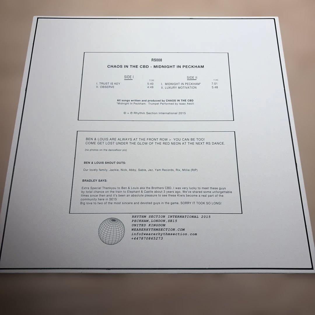 洋楽 Chaos In The CBD Midnight In Peckham LP