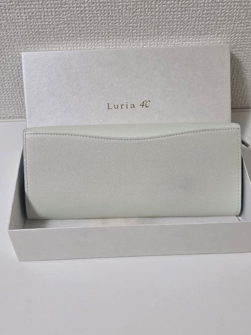 【未使用/値下げ中】4°C Luria　長財布　サックス