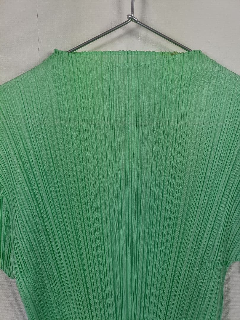 PLEATSPLEASE カットソー【サイズ3 L相当】【ミントグリーン】