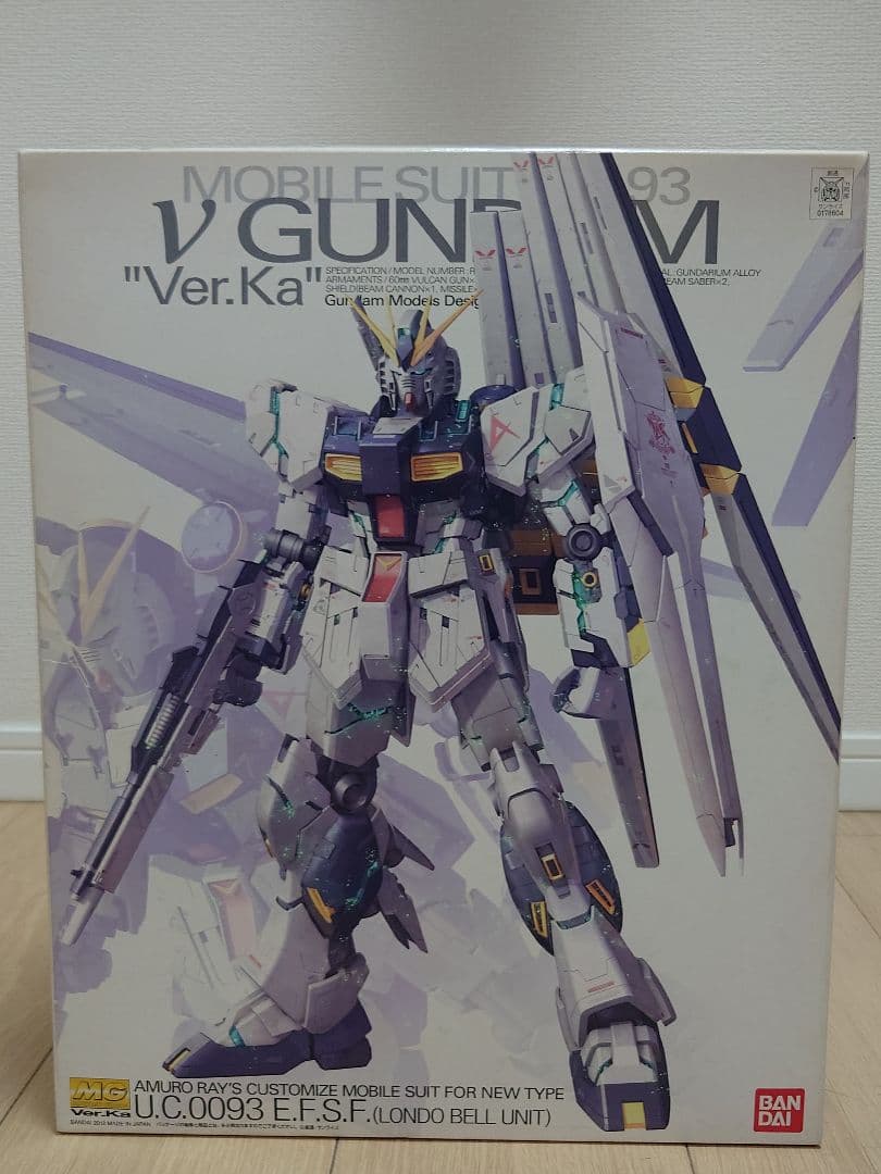 未使用品　MG νガンダム Ver.Ka