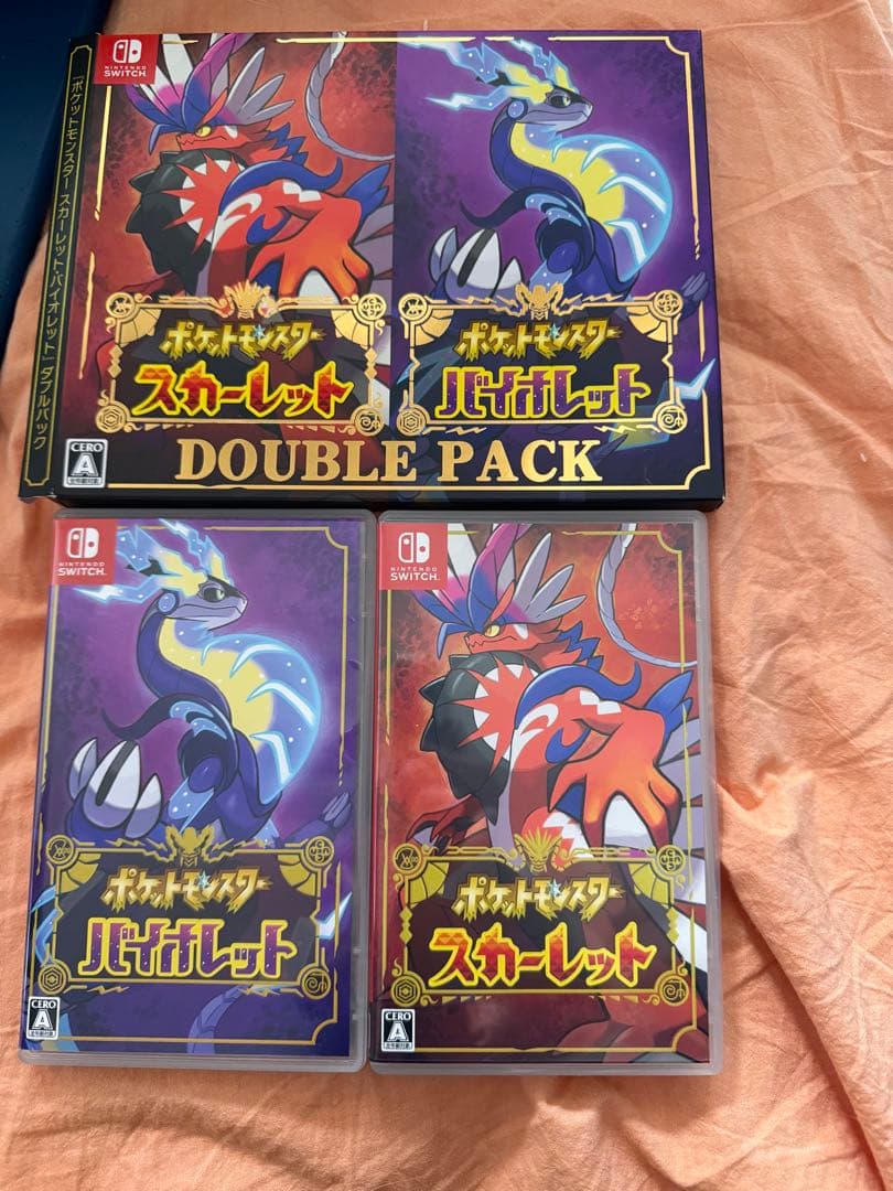 美品　ポケットモンスター スカーレット・バイオレット ダブルパック