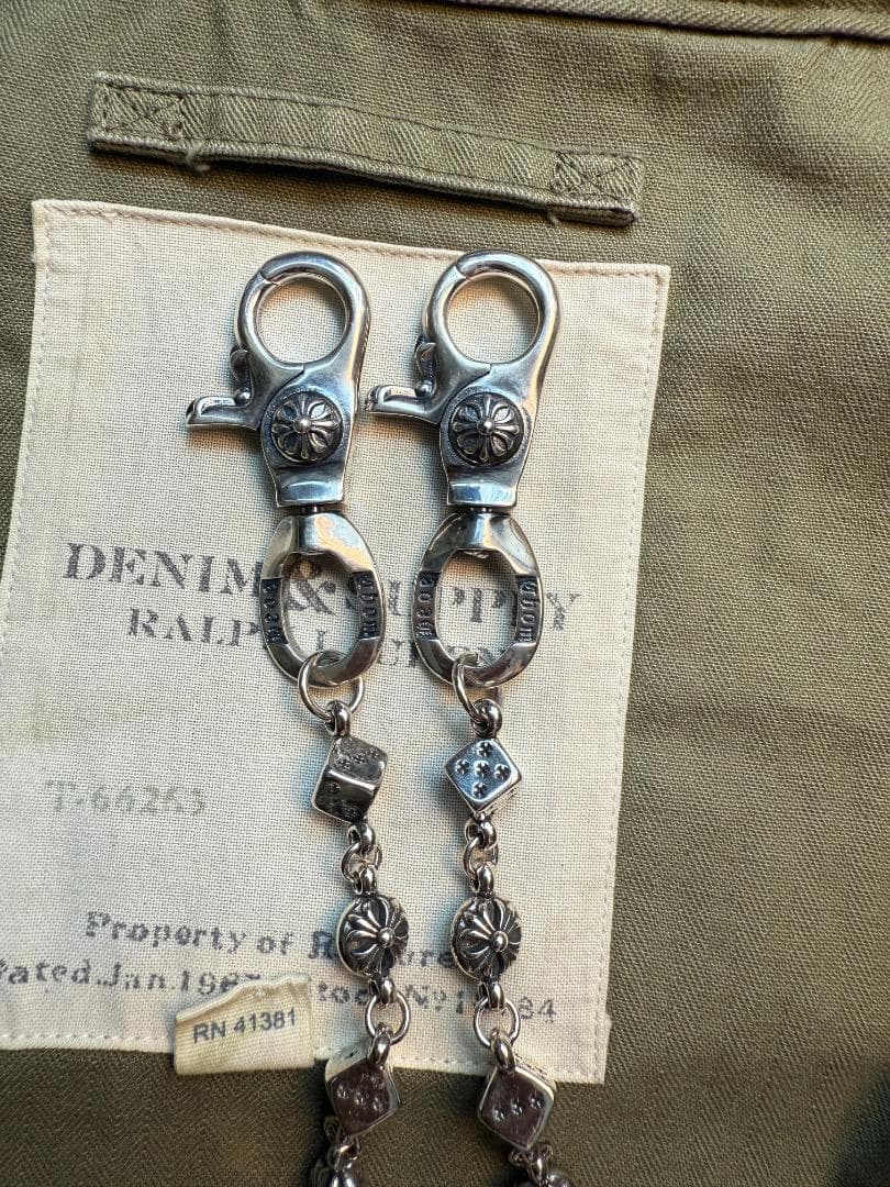 【Dice × Flower ウォレットチェーン】 重厚で存在感QBSZSZ？