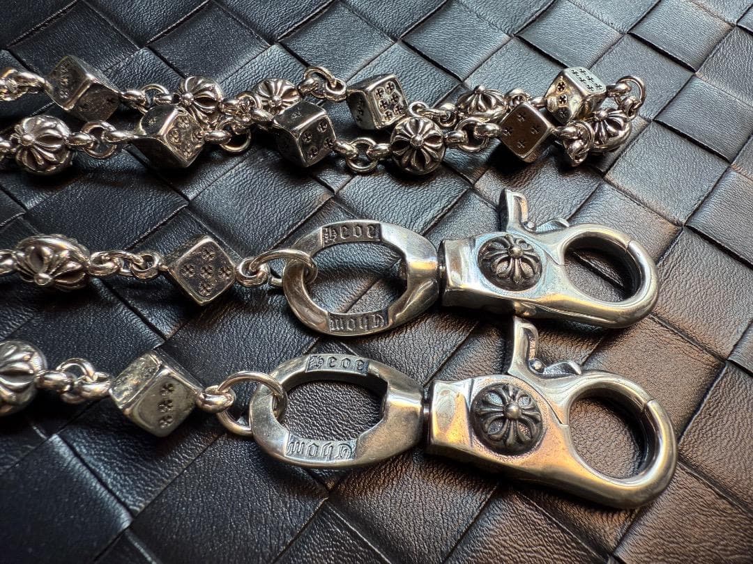 【Dice × Flower ウォレットチェーン】 重厚で存在感QBSZSZ？