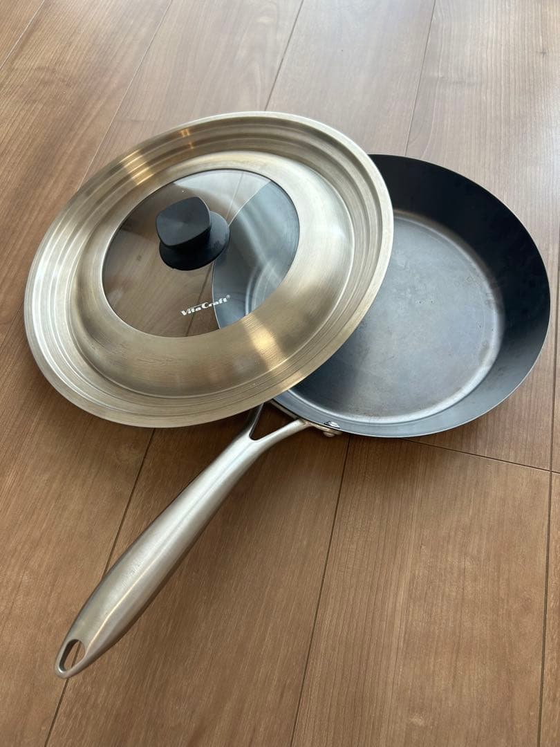 VitaCraft スーパー鉄 フライパン26cm フライパンカバーL