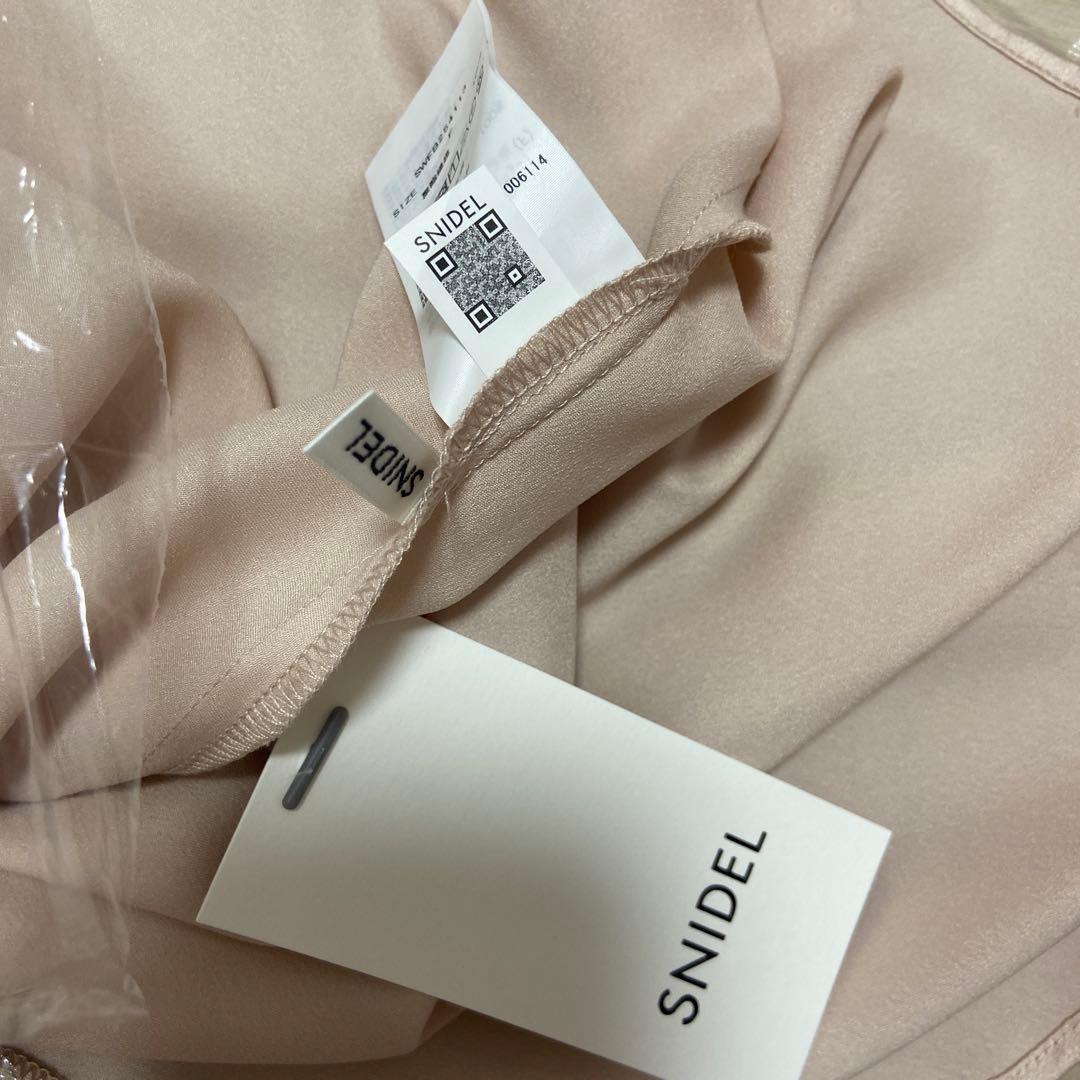 タイ付きサテンチュニック　スナイデル