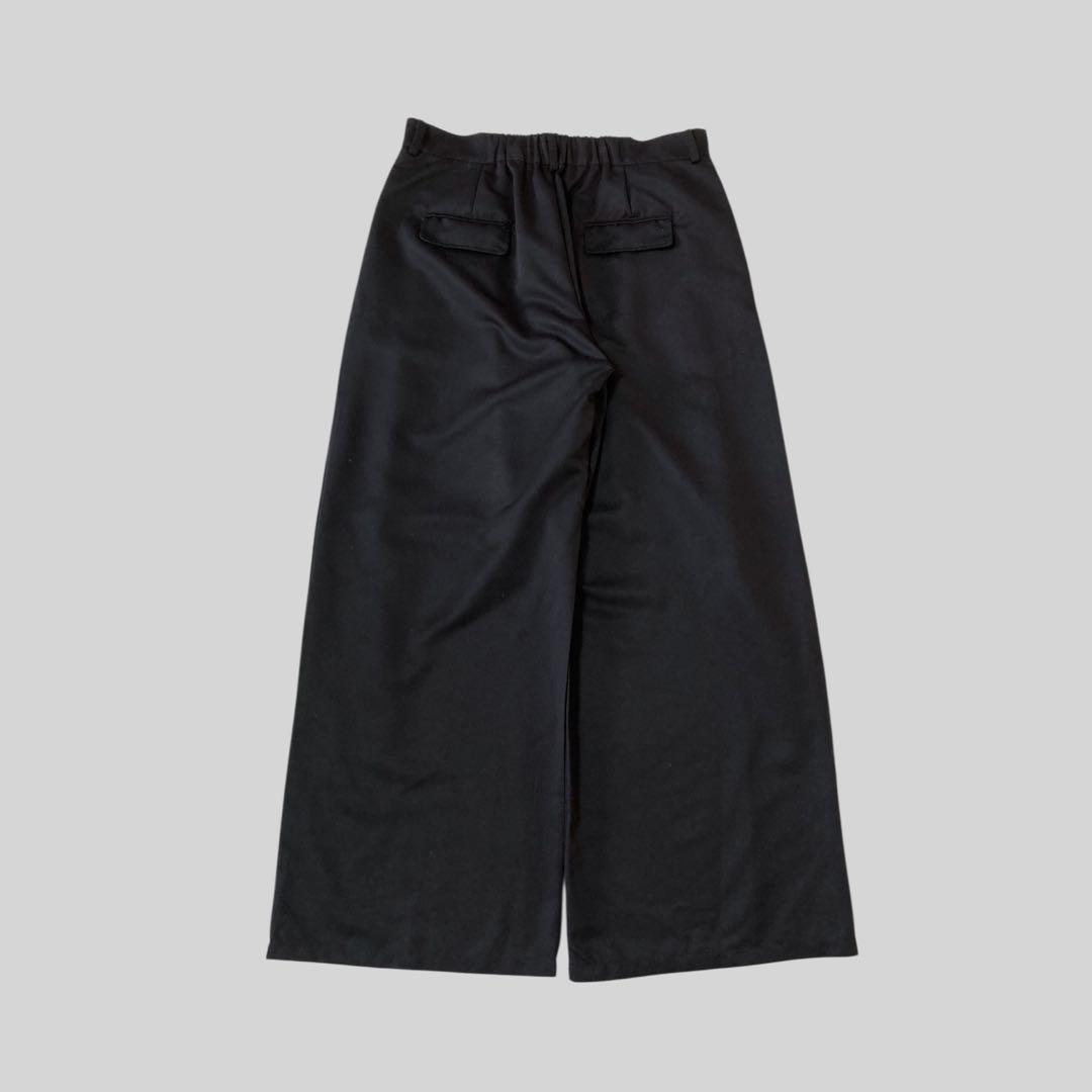 パンツ SPLIT TUCK SUPER BAGGY SLACKS (BLK) 3118