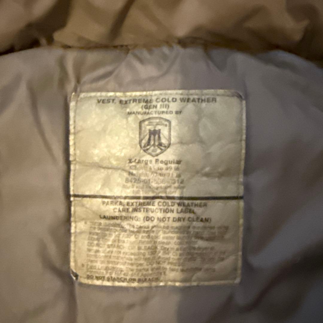 ジャケット・アウター ECWCS LEVEL7 PRIMALOFT VEST