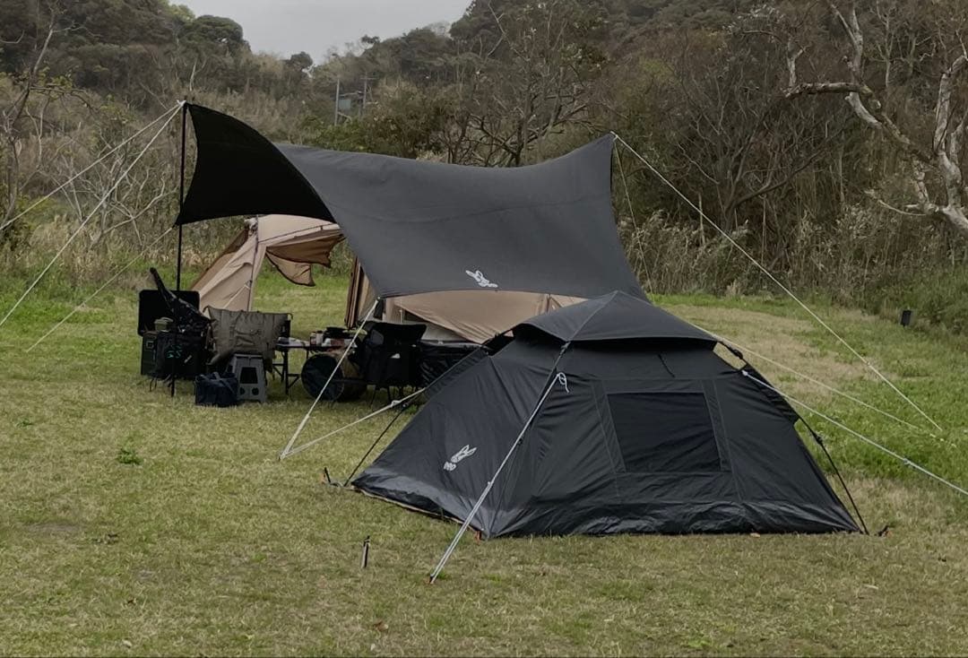 DODセット　ワンタッチテント、いつかのタープ、スワルスエックス　チェア−