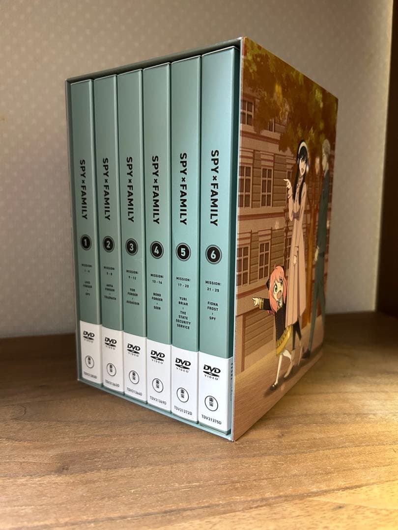 SPY×FAMILY 初回生産限定版DVD 全6巻+全巻収納BOXセット