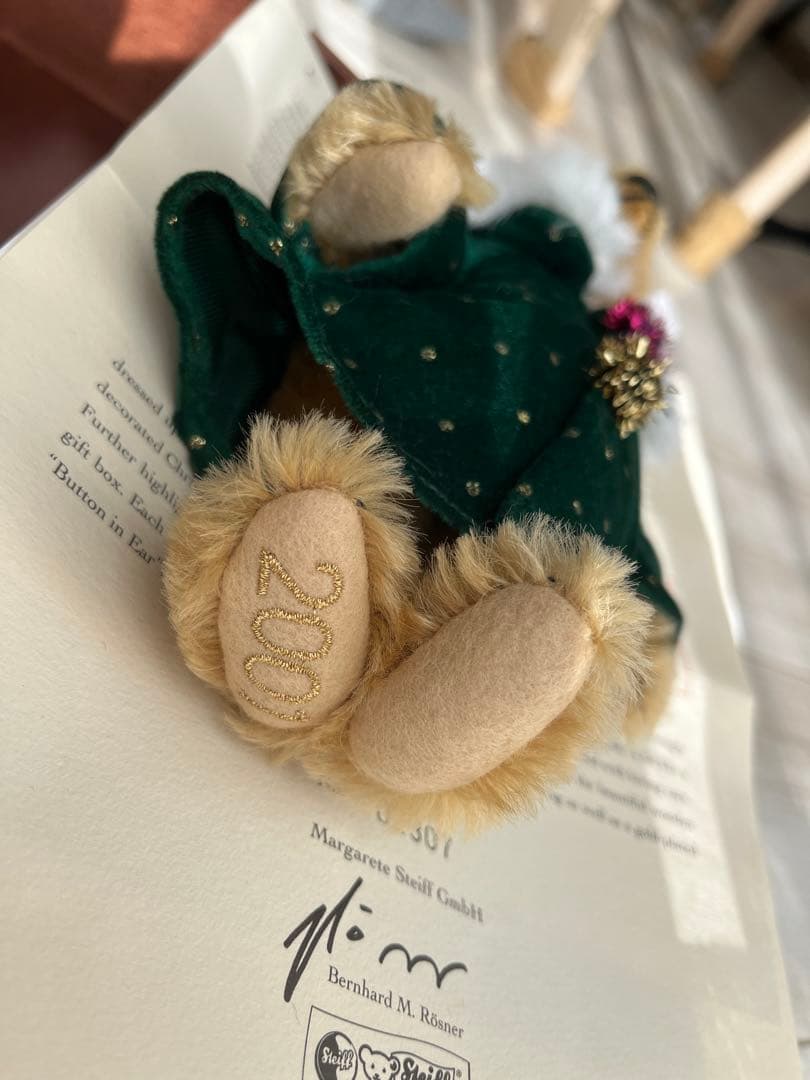 steiff Little Santa 2001 ぬいぐるみ