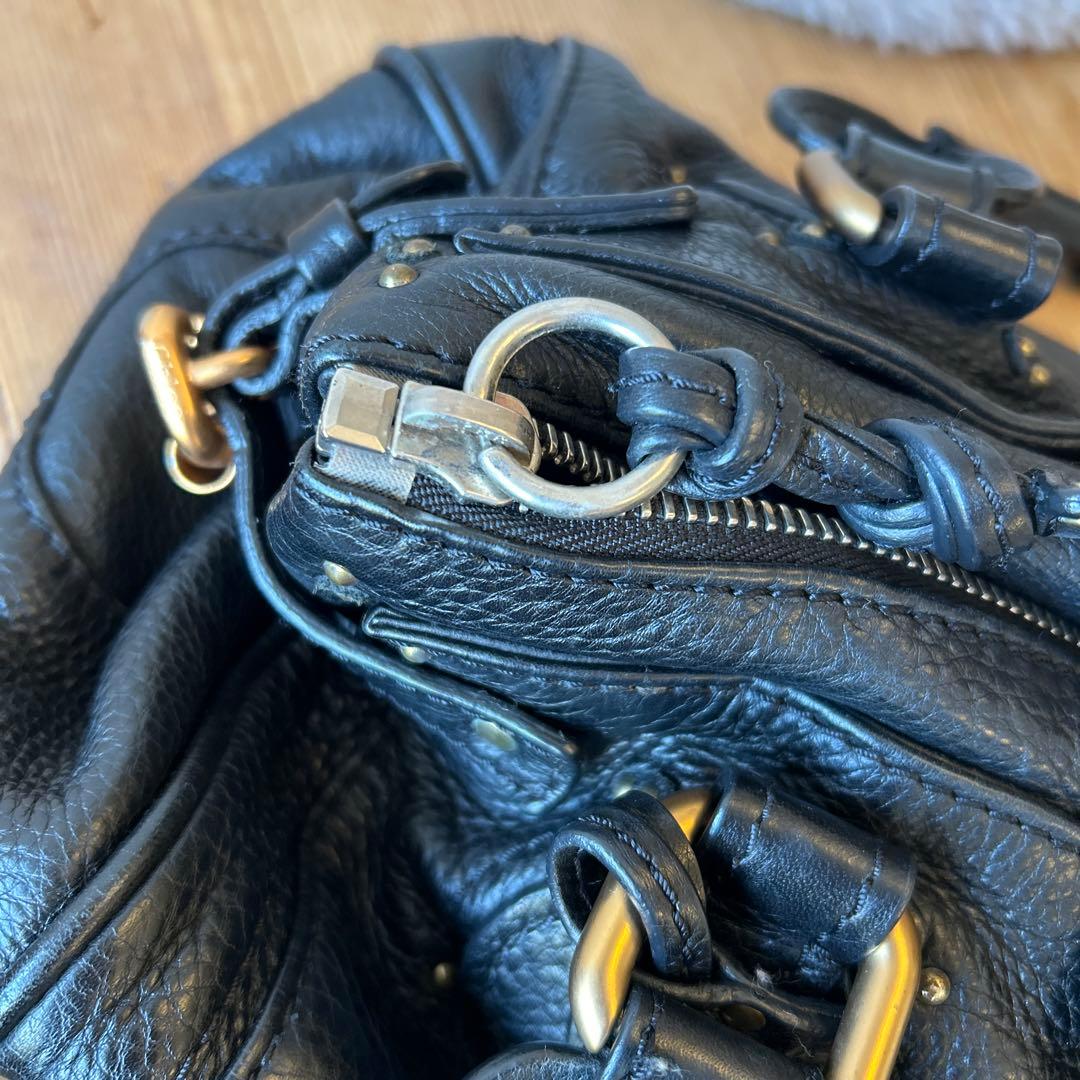 美品　Chloé パディントン　ブラックレザー ハンドバッグ
