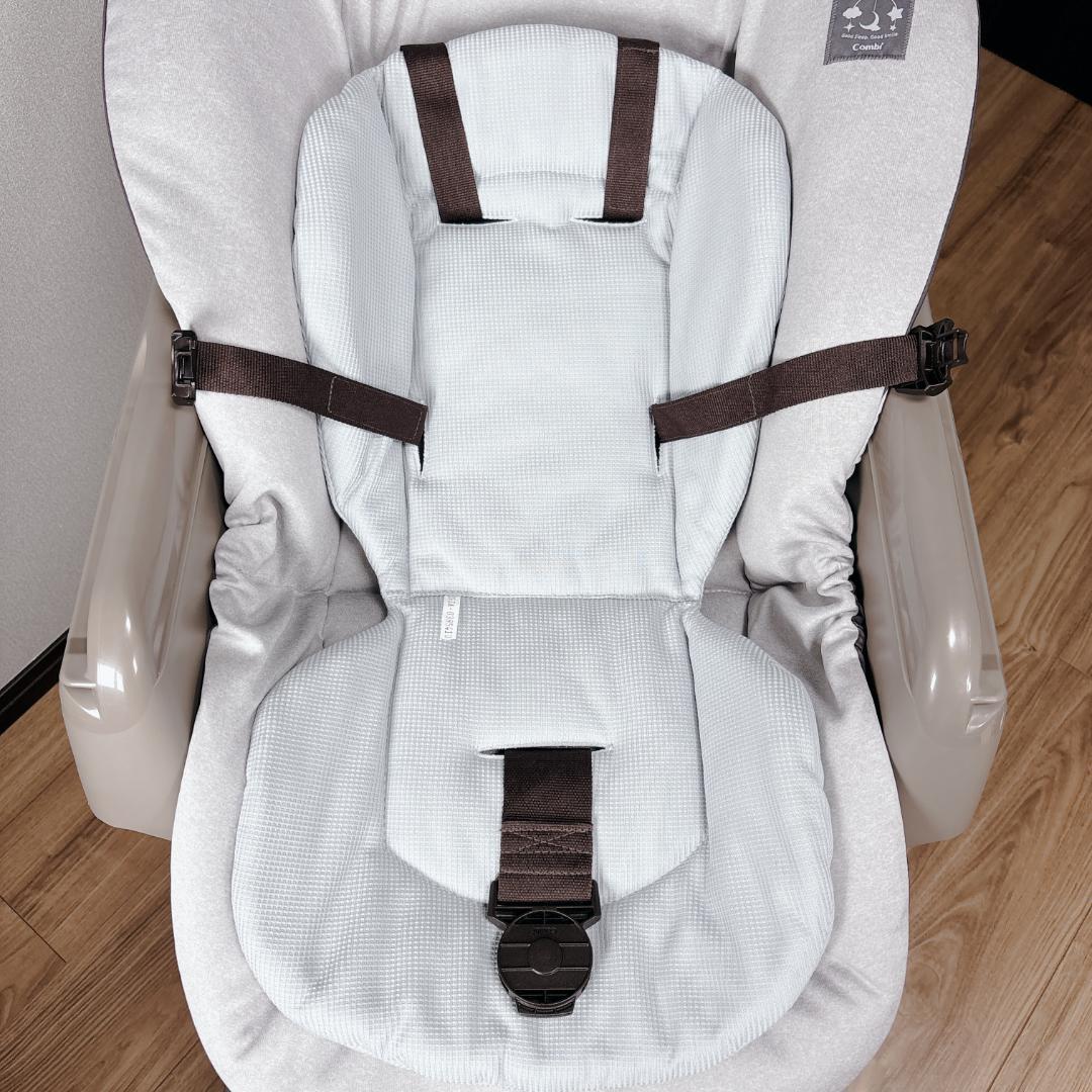 【極美品】コンビ ネムリラ AUTO SWING ミントグレー ハイローチェア