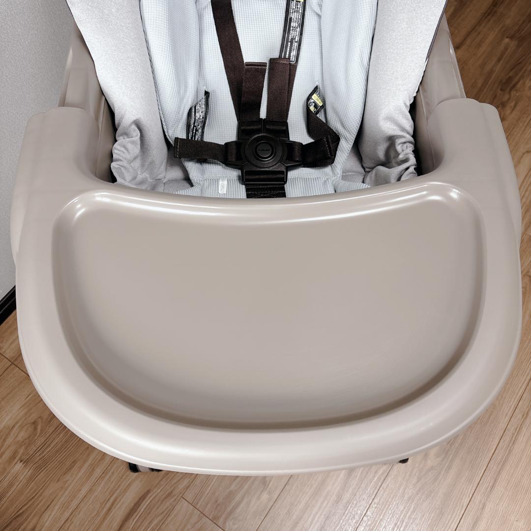 【極美品】コンビ ネムリラ AUTO SWING ミントグレー ハイローチェア