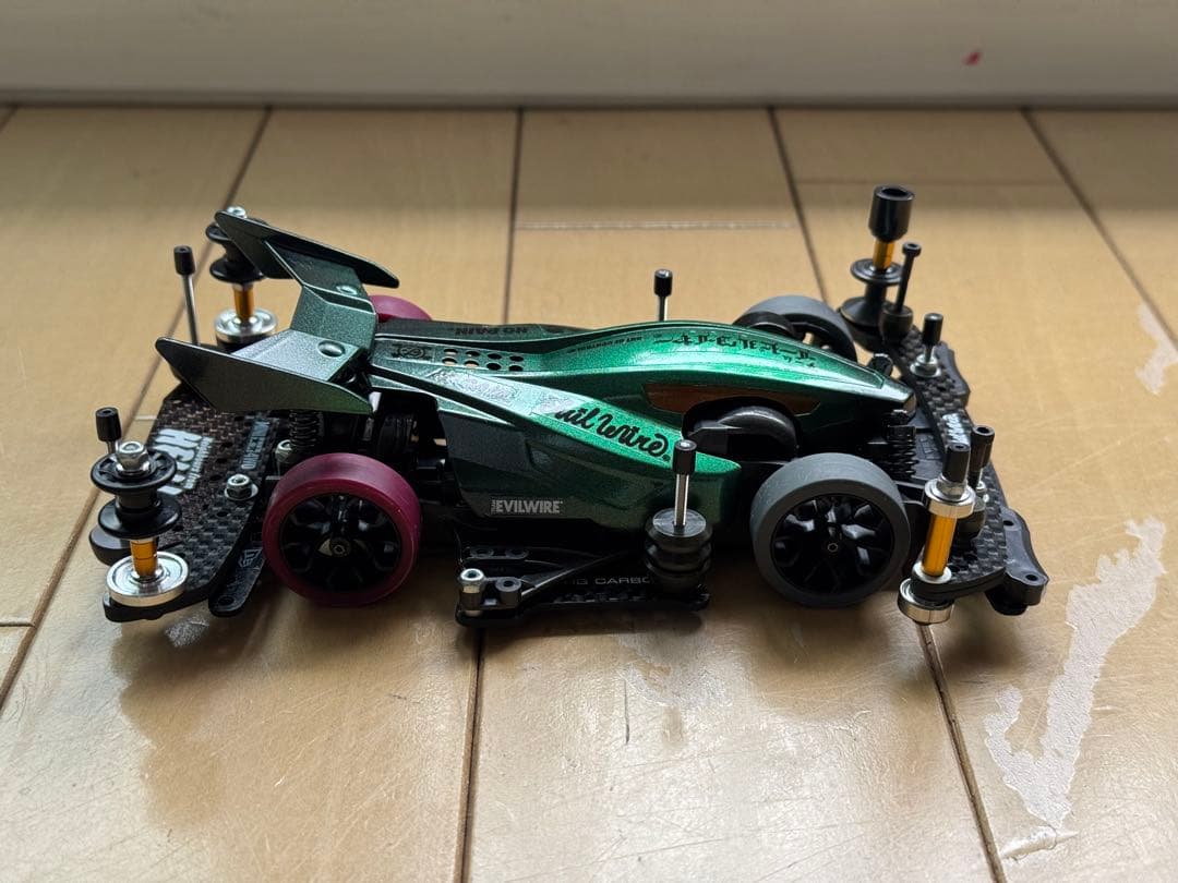 ミニ四駆完成品　B-MAX デュアルリッジjr FM-Aシャーシ