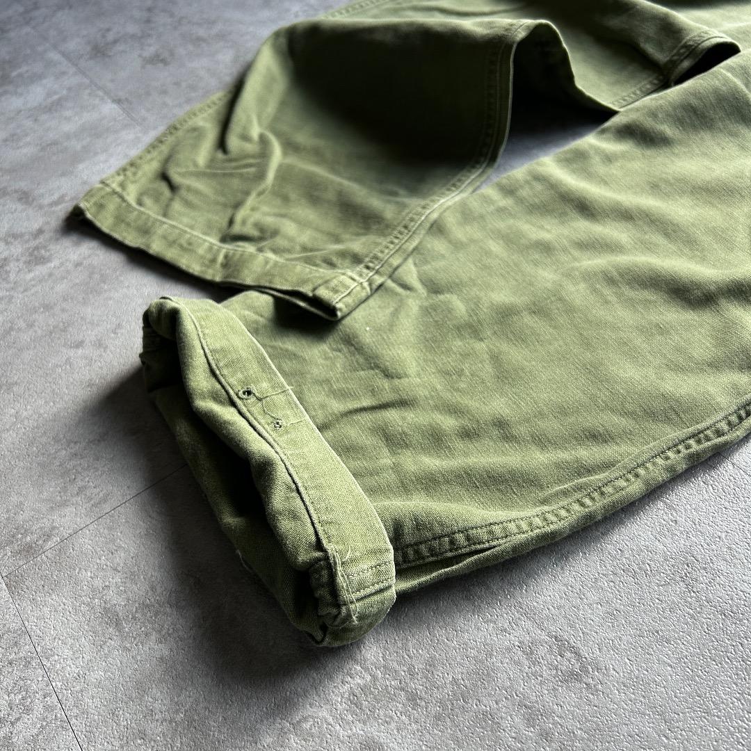 60s アメリカ軍 OG107 ベイカーパンツ 38×33