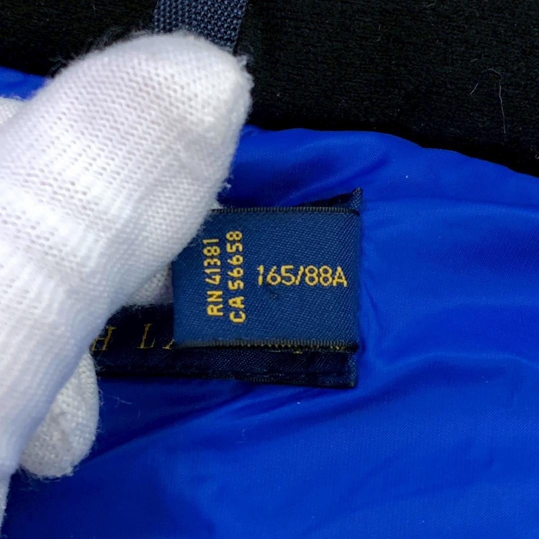 ポロラルフローレン ダウンベスト ビッグポニー ネイビー XS　E027