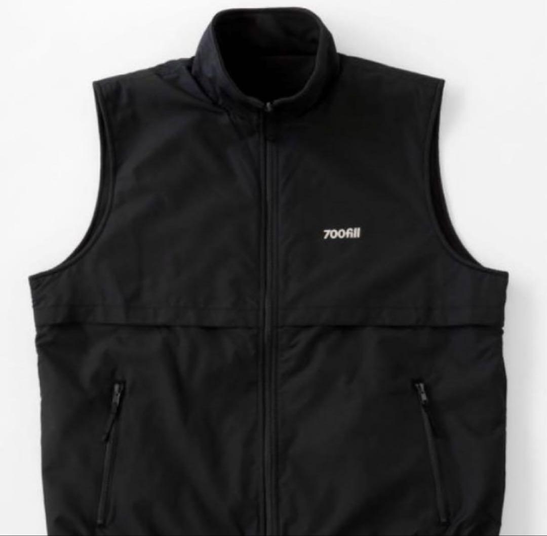 トップス 700FILL Embroidered Logo Reversible Vest