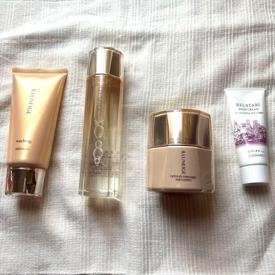 メナード　イルネージュ3点セット&リラタビ ボディクリーム