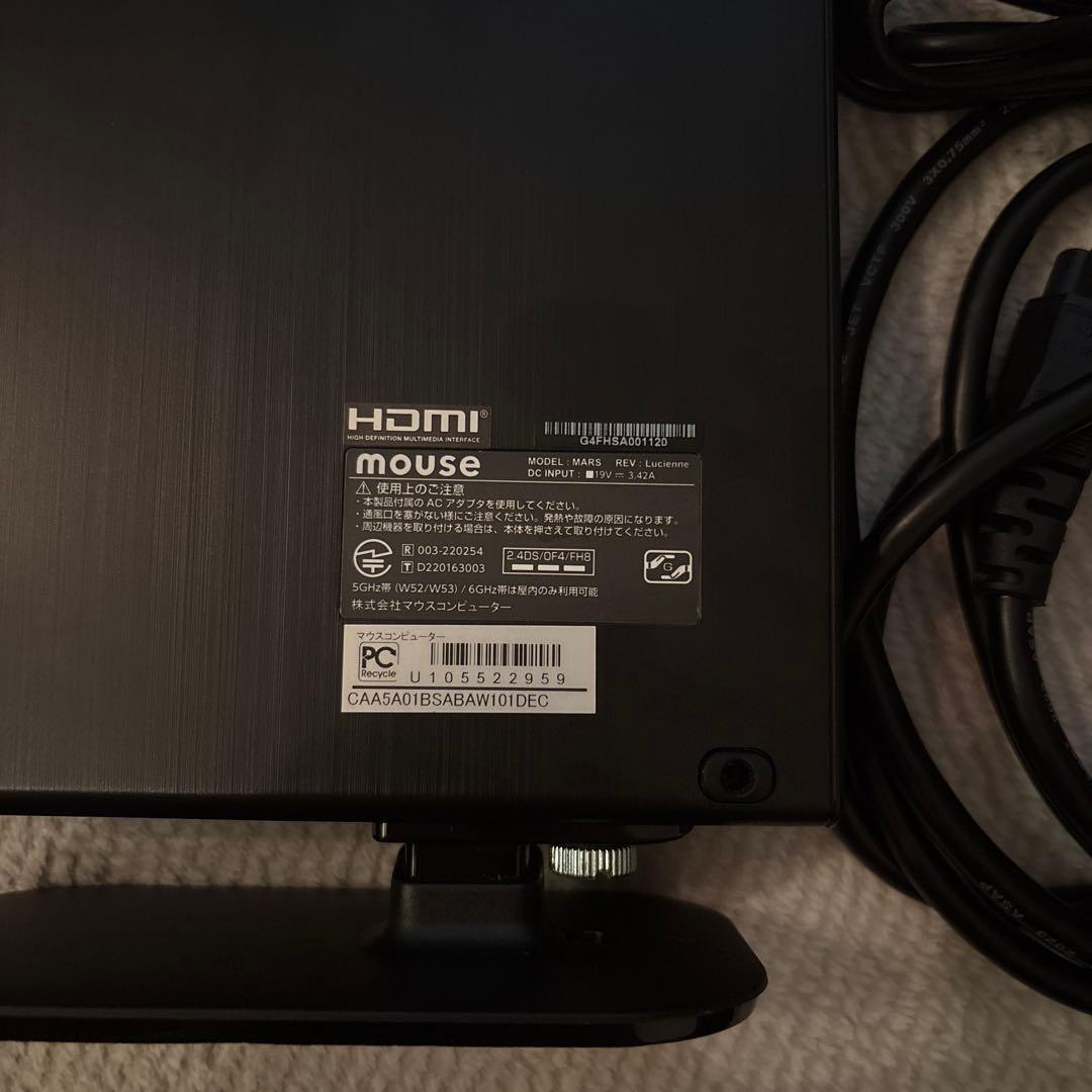 mouse CA-A5A01 デスクトップ PC