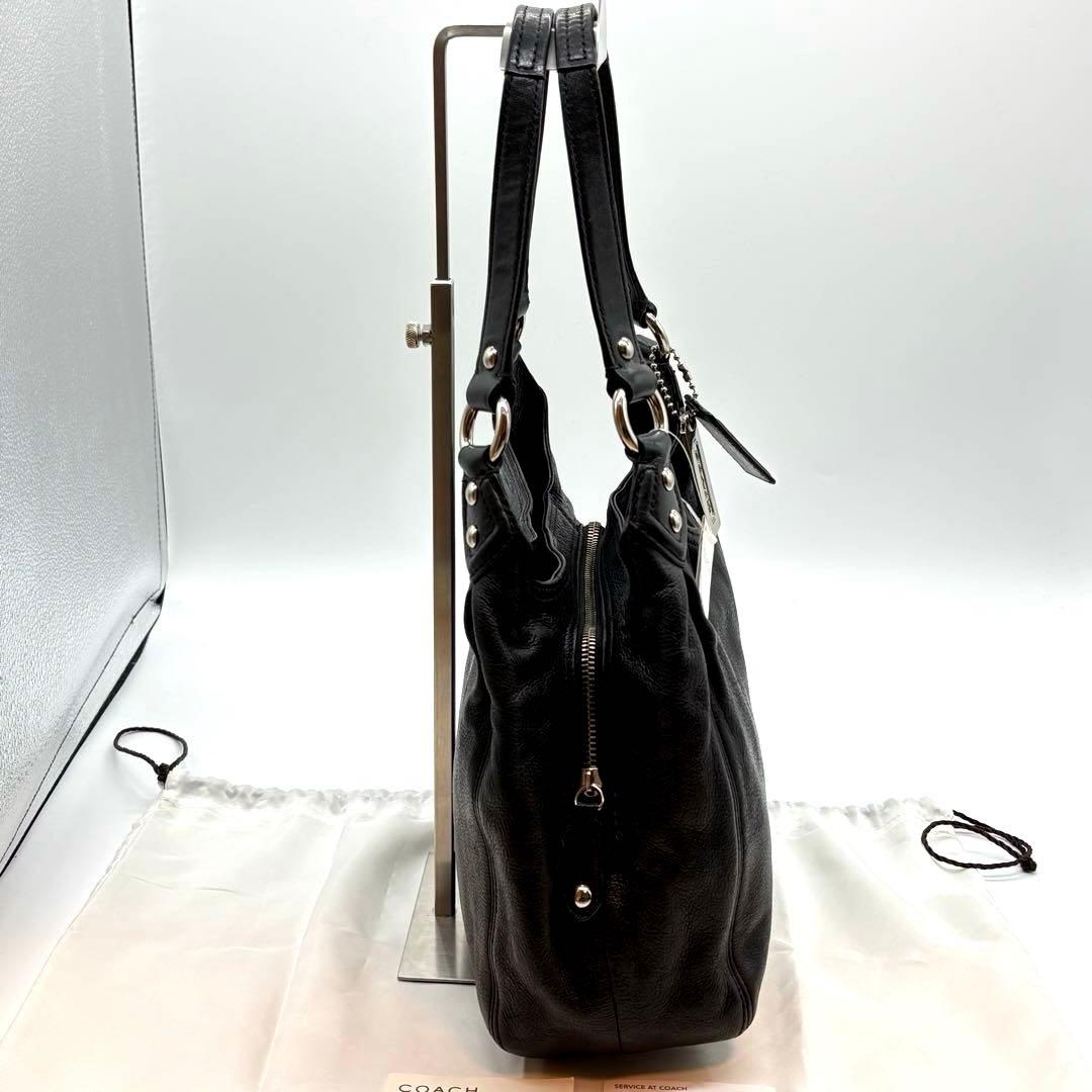 GAO　COACH コーチ　アシュレイ　ハンドバッグ　レザー　ブラック　黒