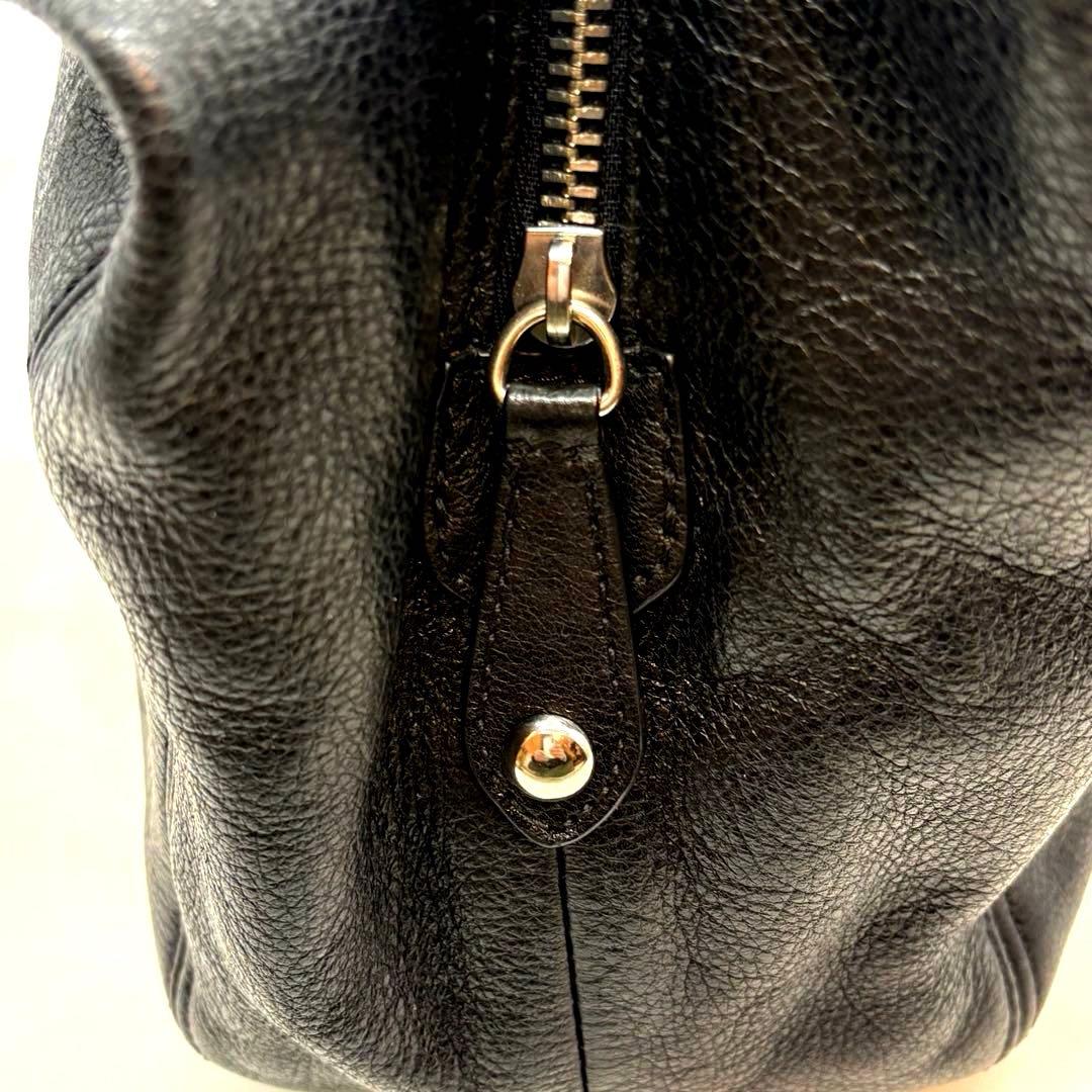 GAO　COACH コーチ　アシュレイ　ハンドバッグ　レザー　ブラック　黒