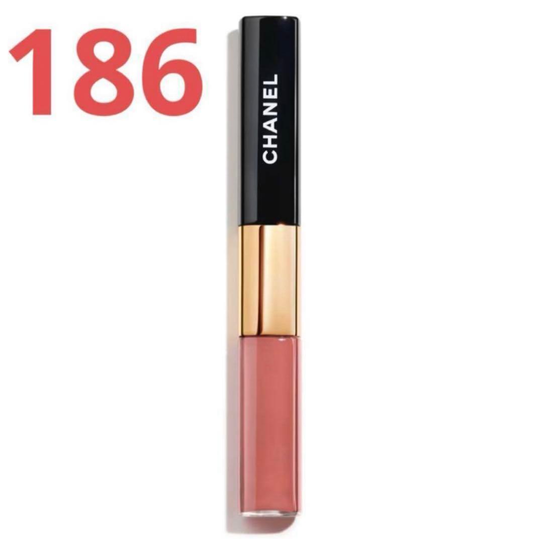 【新品】CHANEL ルルージュ デュオウルトラトゥニュ　186 ピンク ヌード