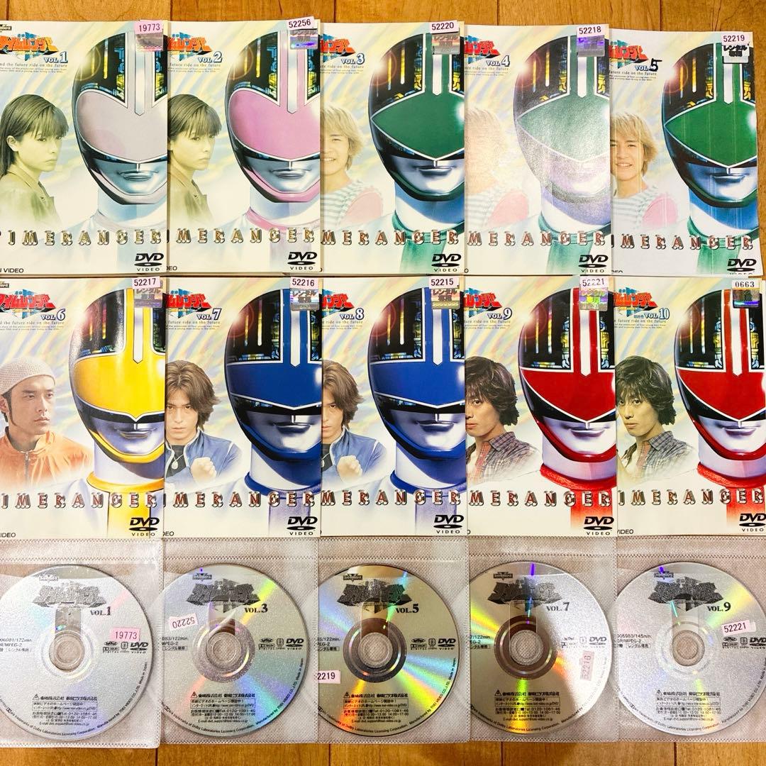 未来戦隊タイムレンジャー　全5巻セット　完結　DVD　特撮ヒーロー　匿名配送