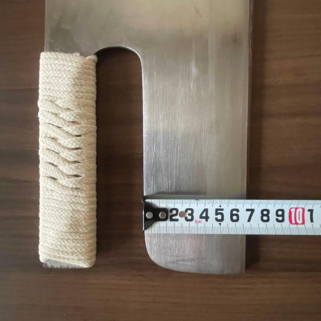 蕎麦切り包丁　そば包丁　鍛造包丁 右利き用　麺切り包丁　紗羅餐(さらざん)