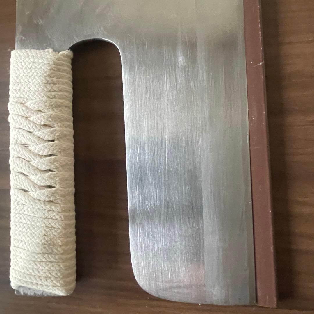 蕎麦切り包丁　そば包丁　鍛造包丁 右利き用　麺切り包丁　紗羅餐(さらざん)