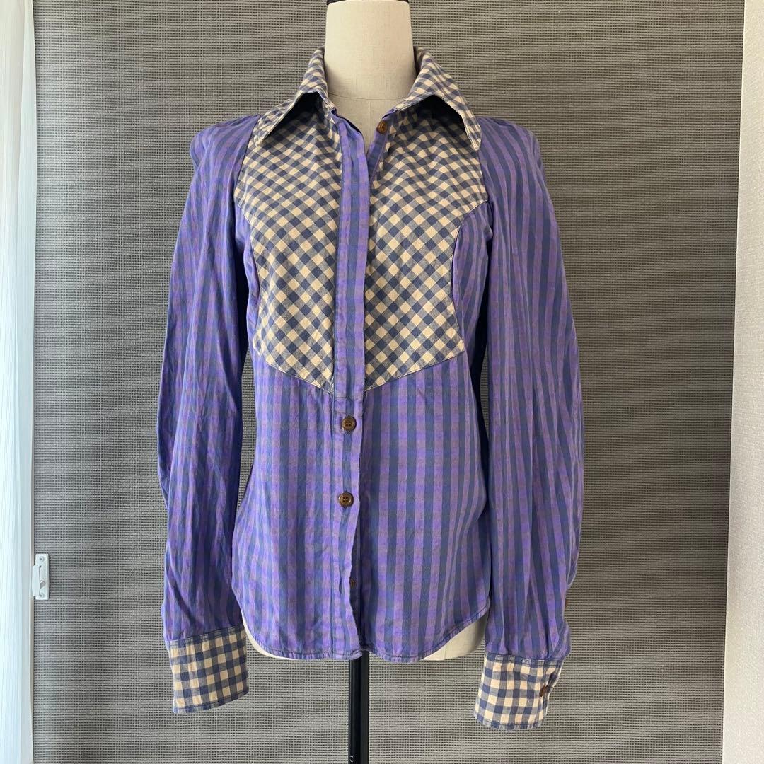 ヴィヴィアンウエストウッド ブラウス 切り替え 40