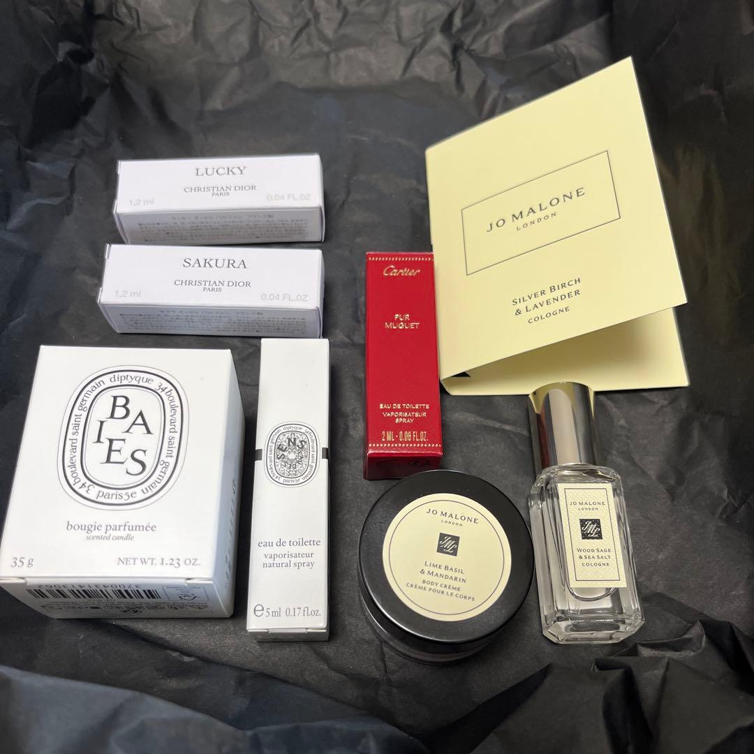香水＆キャンドル　サンプルセット8点