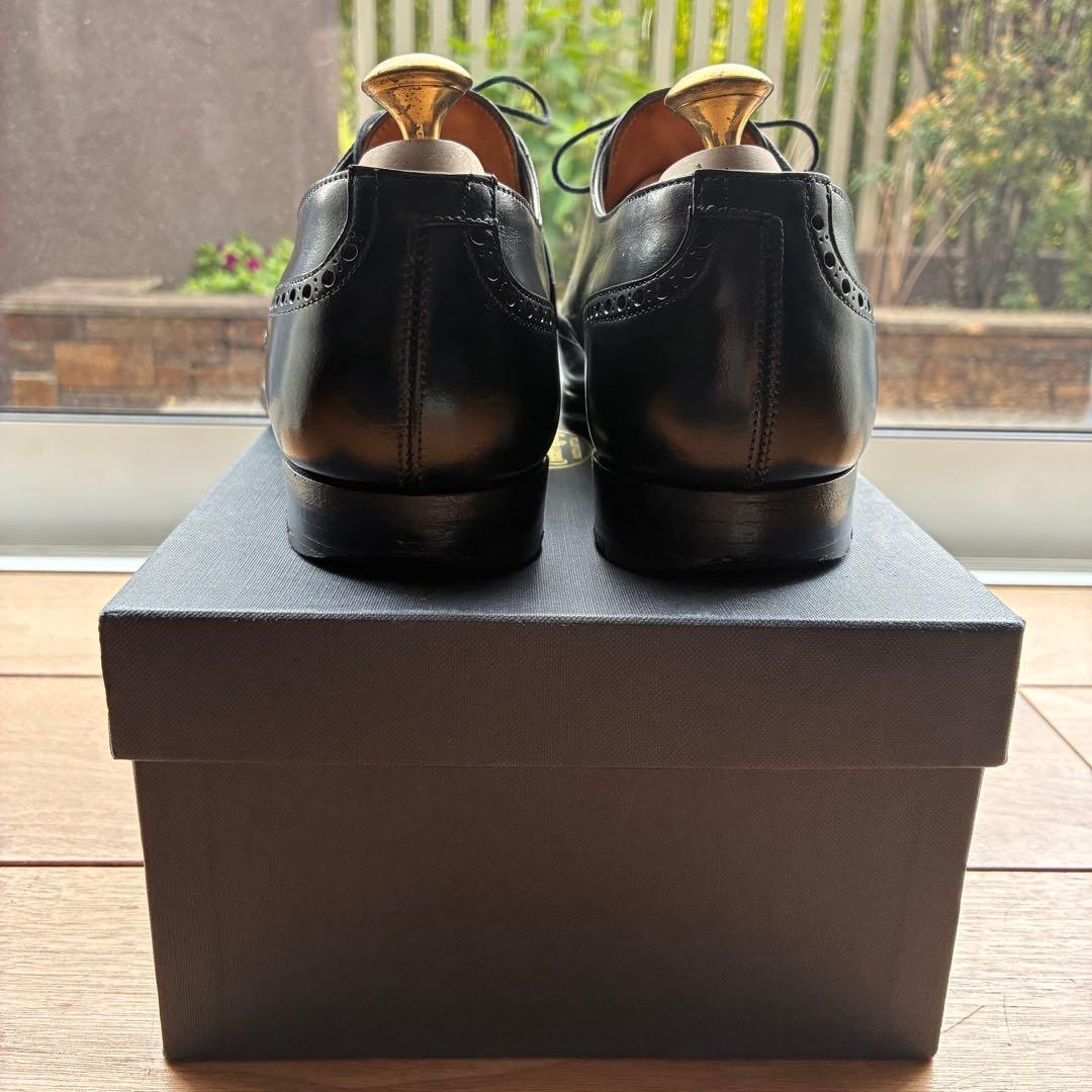 ポールスミス別注クロケット&ジョーンズ　7E 外羽　ブラック