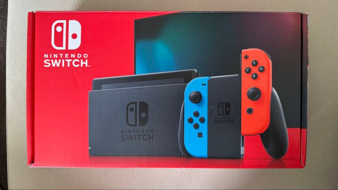 【microSD付】Nintendo Switch 本体フルセット 青/赤