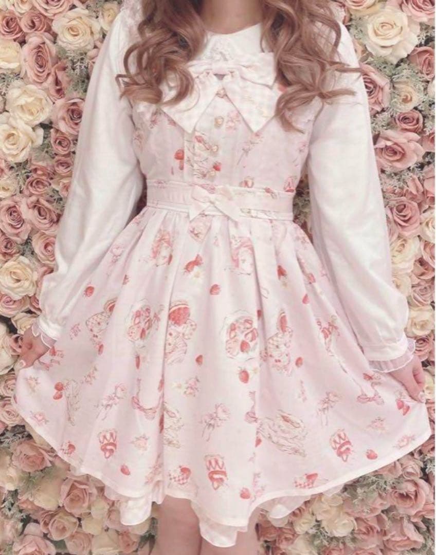 LIZLISA Strawberry Tea Partyワンピース ピンク