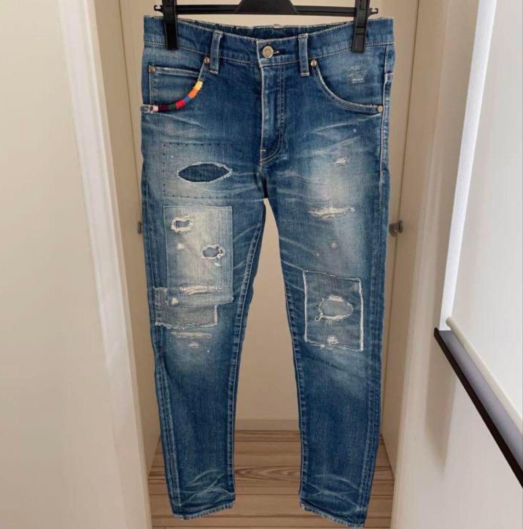 1piu1uguale3 セットアップ レインボーステッチ　Gジャン Gパン