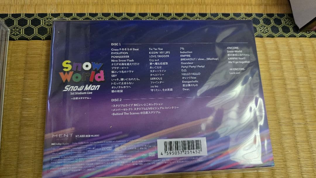 Man 日産スタジアム ファンクラブ限定 DVD スノーマン