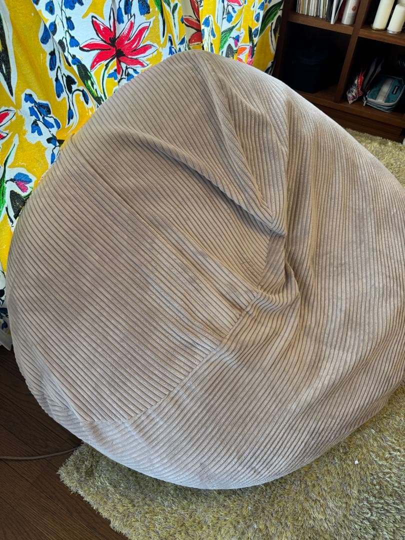 Vetsak フェトサック M コーデュロイ ビーズクッション プラチナ