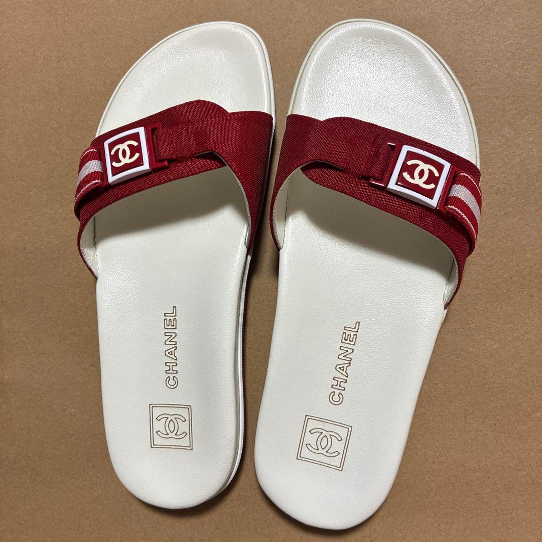 シャネル　スポーツライン　サンダル レディース34
