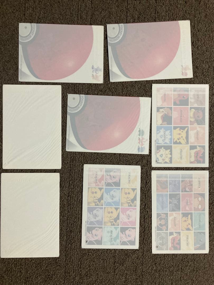 【未開封】【非売品】ポケモン 下敷き バンプレスト ミュウ ピカチュウ 希少