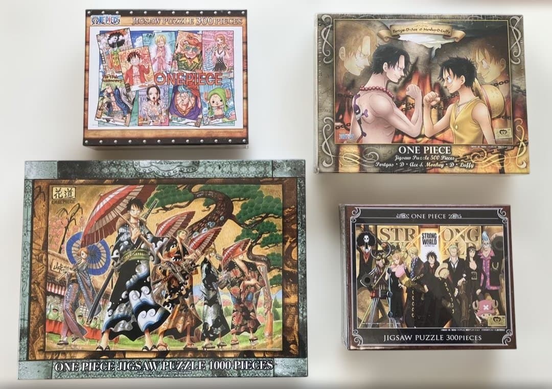 ワンピース　ジグソーパズル　希少未開封品　4個セット