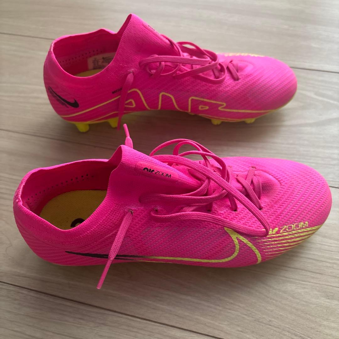 美品　Nike Zoom サッカーシューズ ピンク 24CM　マーキュリアル