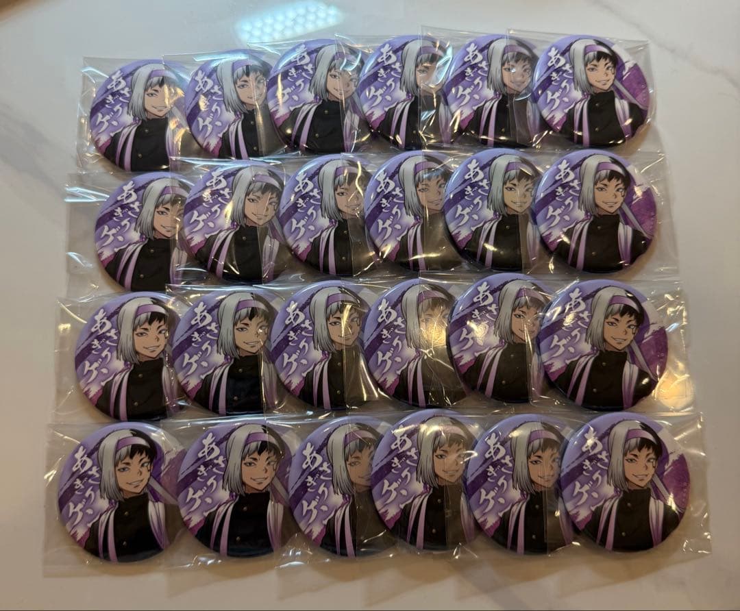 Dr.STONE ドクターストーン あさぎりゲン 缶バッチ