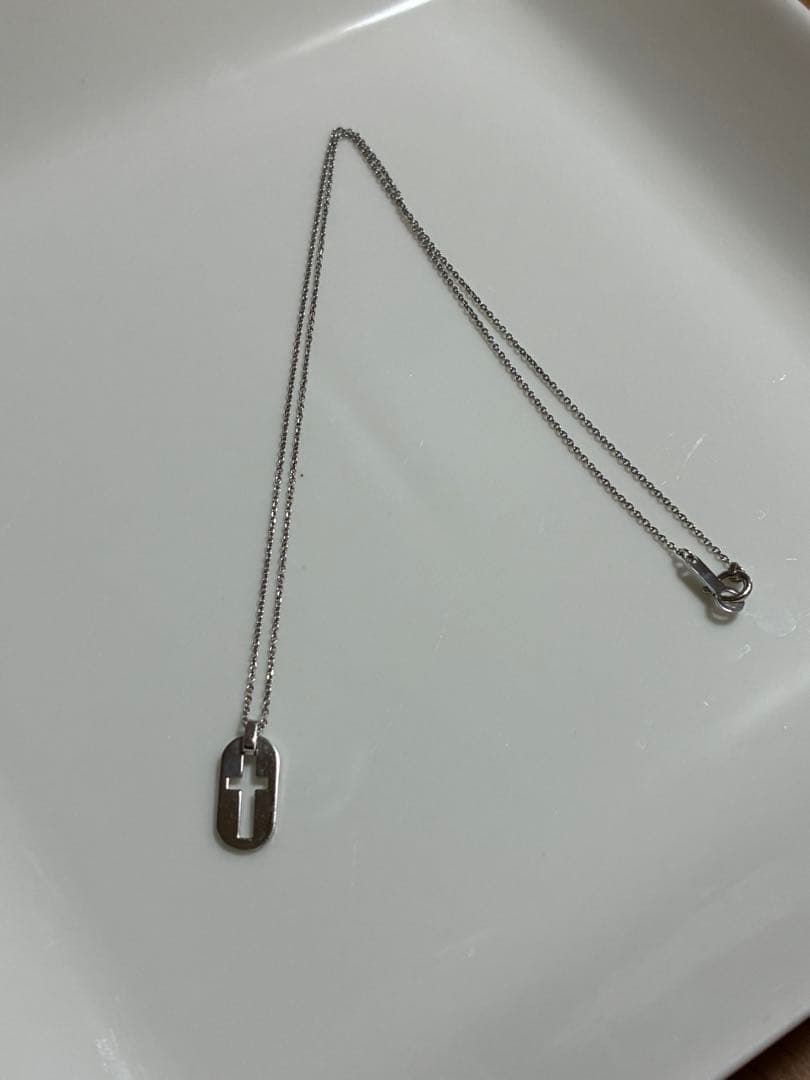 4°C K18WG ネックレス 約40cm