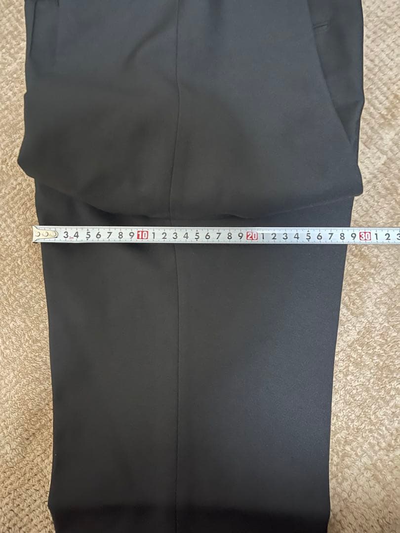 SHIKITARI ブラック フレアパンツ