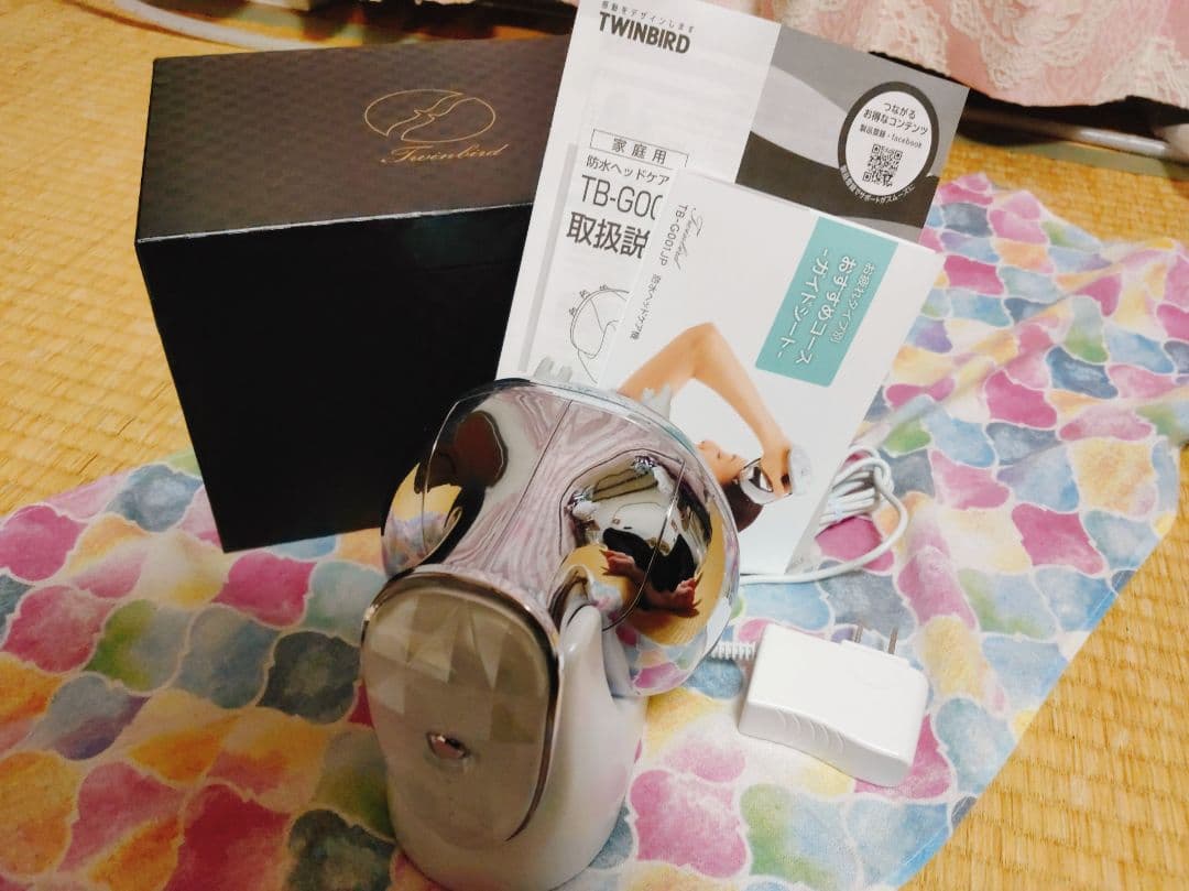 ツインバード　防水ヘッドケア機　付属品+箱付き