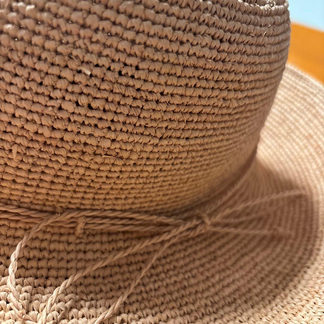 レディース　ヘレンカミンスキー　ラフィアハット/未使用に近い